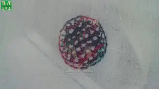 multi colour cercular embroidery design