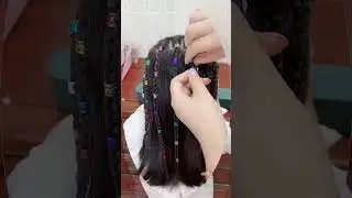 Colorful Beaded Braids for Kids  #HairStyles #HairIdeas #HairTutorial #HairClips #HairBlogZ