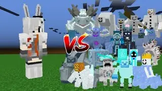 Frostnova vs Other Cold Bosses | Minecraft Mob Battle