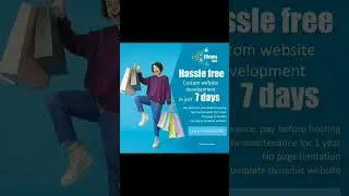 Custom design your website in 7 days #website #webdesignanddevelopment #seo #marketing #coder #app