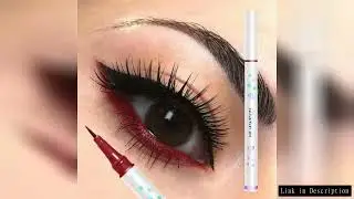 Red Matte Eyeliner Pencil Long Lasting Eye Makeup Liquid Eyeliner Waterproof Eyeliner Pen Eye Cosmet