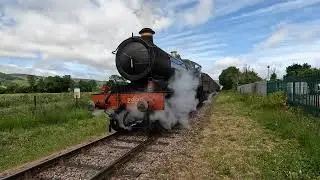GWR 2999 Lady of Legend Arrives at Dunster Station | West Somerset Railway | 28th May 2025