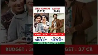 Sita Ramam 🆚 Kurup movie comparison || box collection💸 #shorts
