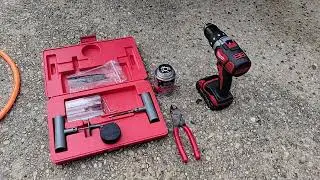 Tire repair plug from home the proper way