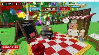 I triggered the Kitchen Storm In Grow A Garden - Roblox