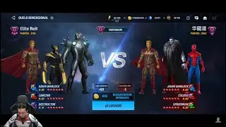 Marvel Future Fight Mejores Equipos Duelo Dimensional + Poder DESTRUCTOR VS Adam Warlock y Wolverin