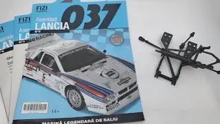 Lancia 037 Rally z Tour de Corse z roku 1983 v 1:8 od Fizi Publishing - stavba čísla 5, 6, 7