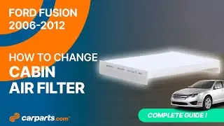 How to replace the Cabin Air Filter 2006 - 2012 Ford Fusion 💨