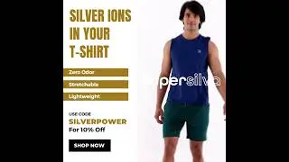 Activewear Powered By Silver Ions | Many Movements One T Shirt | Odor Free Stretchable Lightweight