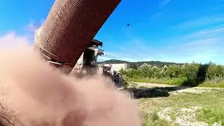 Epic slow motion chimney explosion - Abandoned Match Factory (Solo Su&scaron;ice, CZ) Odstřel Solo Su&scaron;ice