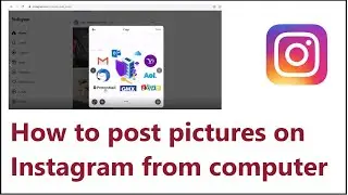 how to post pictures on instagram from computer