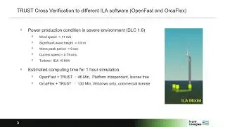 Cross-verification: OrcaFlex-TRUST  vs  OpenFAST-TRUST