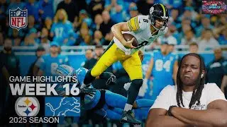 IHateSports React To Pittsburgh Steelers vs Detroit Lions Game Highlights | 2025 NFL Season Week 16