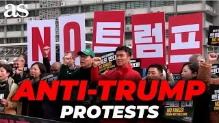 ANTI-TRUMP PROTEST ERUPTS in KOREA: CHAOS over US-South Korea trade talks