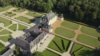 Vue a&eacute;rienne du Ch&acirc;teau du Boschet
