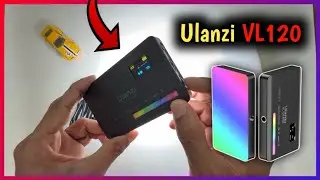 Ulanzi VL120 RGB Light silent Unboxing (2500&ndash;9000K, 20 Effects, 3100mAh) Brightness & Battery Test
