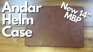 Andar Helm for NEW Macbook Pro 14&rdquo; - Best Leather Case for Mac
