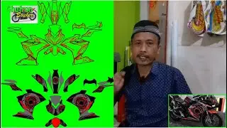 Pola Decal Motor All New Honda CBR150R 2021 Gratis Free Download File Format CDR