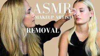 ASMR Makeup Artist | Soft makeup Removal for Relaxation & Sleep (no talk)