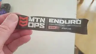 Trying out new supplement for pre workout called Mtn ops enduro non caffeinated