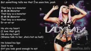 NEW Lady Gaga - Monster + [LYRICS]