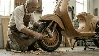 DIY Woodworking: How to Build a Wooden Vespa Scooter