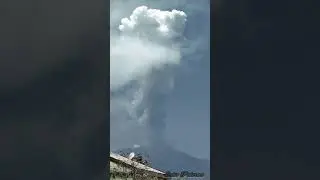 #Etna nuvola di cenere spaventosa
