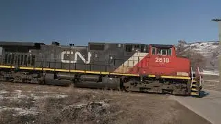 Skeena Pacific #1681 CN Train #588, Okanagan and Lumby Subs, Vernon, BC  2022 02 25