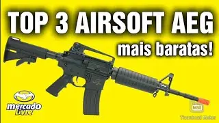 As TOP 3 AIRSOFT AEG mais BARATAS do MERCADO! ( Link na descri&ccedil;&atilde;o e no primeiro coment&aacute;rio fixado)