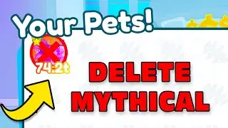 What Happens If You DELETE the Only DARK MATTER Mythical Axolotl in Pet Simulator X