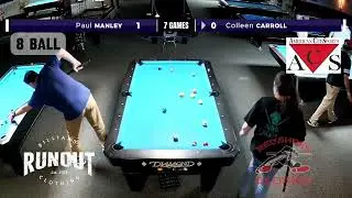 27. Colleen Carroll v Paul Manley | Singles League | ACS | Red Shoes Billiards.
