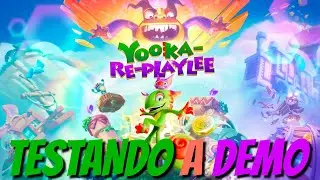 Minhas PRIMEIRAS impress&otilde;es da demo Yooka-Replaylee  - NINTENDO SWITCH 2