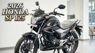 Honda SP 125 Black Edition 2026 года &ndash; тест скорости, мощности и расхода топлива!