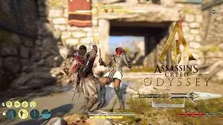 Alexios kills many higher level Bounty Hunters in assassin's creed odyssey