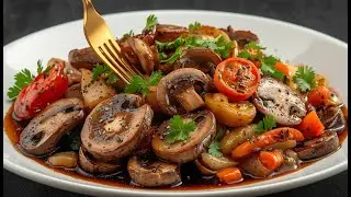 Ein berühmtes Rezept, das die Welt verrückt macht! Pilze schmecken besser als Fleisch.
