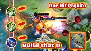 Paquito gameplay​ and new build items | MLBB | WOwboy gamer #trending #mlbbwiki #mlbb
