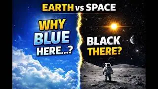 🔥 Why Is the Sky Blue on Earth but Black in Space? (Real Reason Explained!)