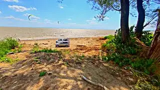 Краснодарское МОРЕ в городе. Красота так РЯДОМ. Огромное Краснодарское водохранилище и красивые мысы