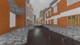 Minecraft Timelapse - Thunderstorm in Clay City | | 60fps