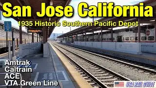 [ Amtrak Station ] Center of Silicon Valley, San Jose California