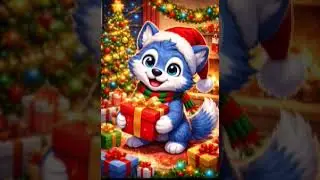 Wolfito azul - la otra navidad 🎄🎁 
