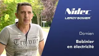 Damien, bobinier chez Nidec Leroy-Somer
