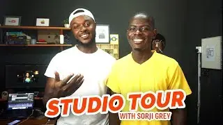 GHANAIAN TECH YOUTUBER Studio Tour with Sorji Grey | Home Studio