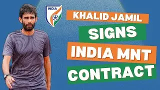 #1018 #AIFF & #KhalidJamil sign contract to coach #IndianFootball MNT #CandidFootballConversations