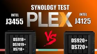 Synology DS1019+ / DS918+  *vs*  DS920+ / DS720+ NAS Plex Test