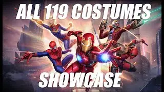 All 119 Soft Launch Costumes Showcase (Includes timestamps) - Marvel Super War (MSW)