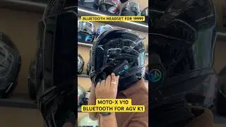 BLUETOOTH HEADSET FOR 1999₹ | AGV K1 #agv #agvk1 #agvhelmet #bluetoothhelmet #shorts #shortvideo