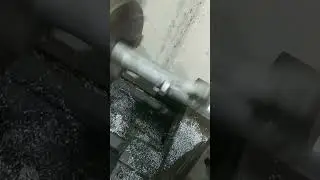 proses bubut tabung shock depan variasi