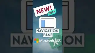 NEW Navigation Pane in Excel #shorts