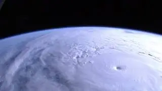 Hurricane Vance Captured By Space Station's Earth View Cam | Video